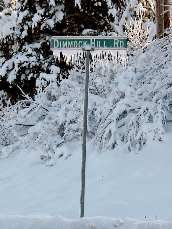 Dimmock Hill Sign photo
