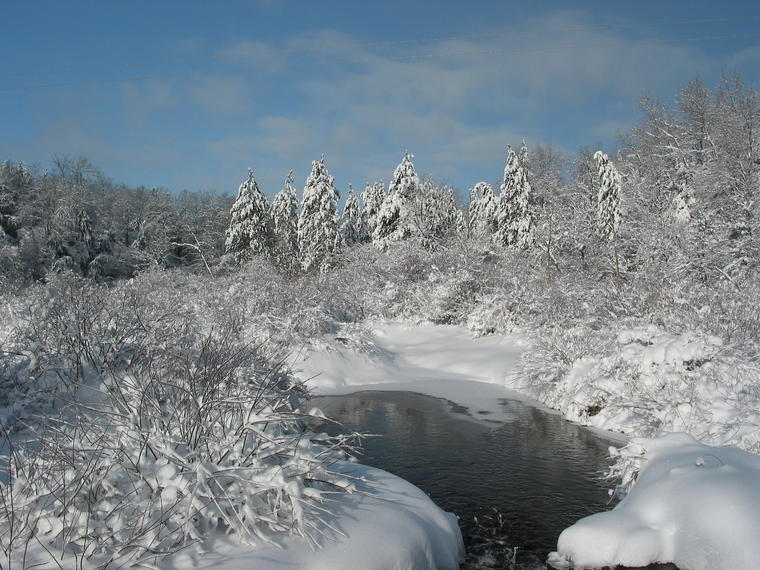 Snow and Water photo