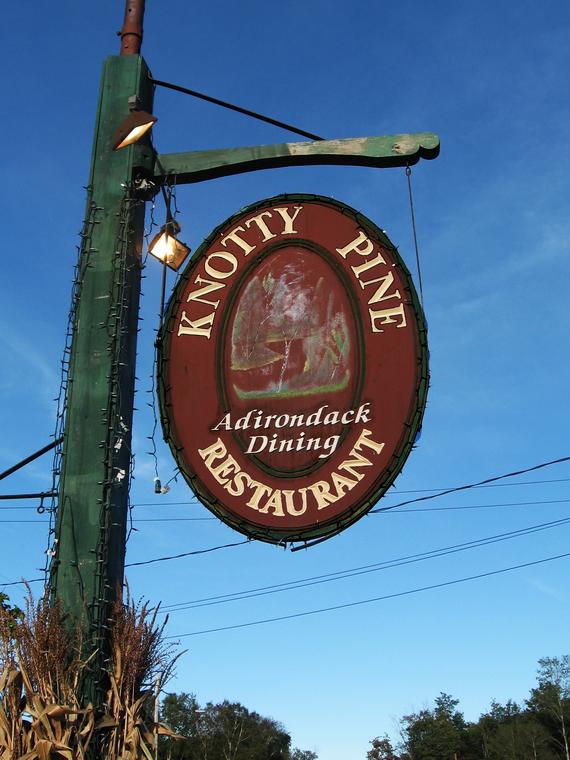Knotty Pine Sign photo