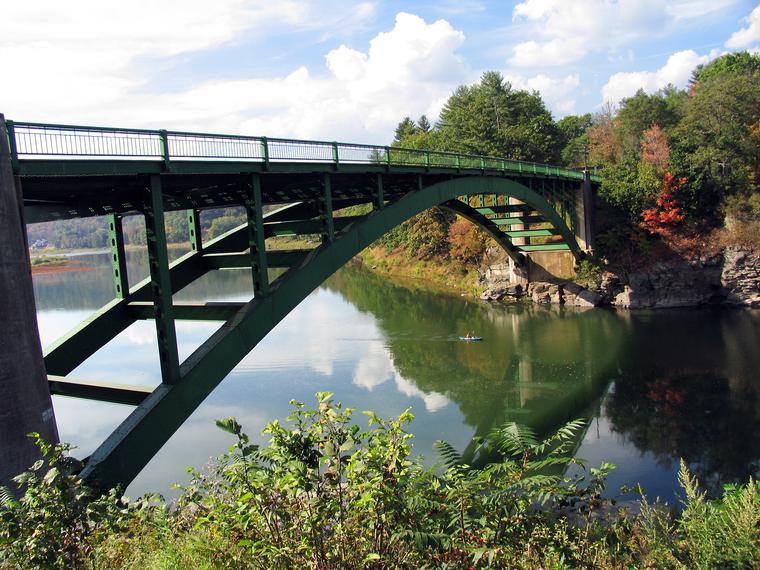 Picturesque Narrowsburg Bridge photo