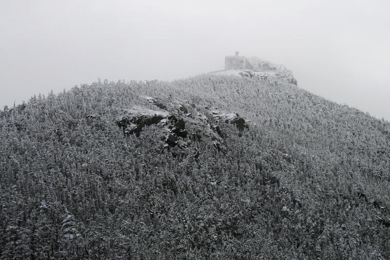 Snow-shrouded Summit Castle photo