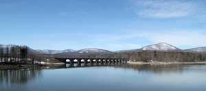 "Bridge across the Ashokan Reservoir in the Catskills" image