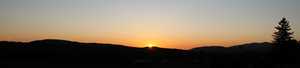 "Solstice sunset from Loj road"