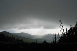 "Rainstorm in the valley -- from Whiteface mountain" image